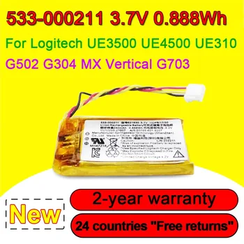 533-000211 521630 Baterie Pentru Logitech UE3500 UE4500 UE310 G502 G304 MX Verticale G703 Mouse-ul de Înlocuire 3.7 V 0.888 Wh 240mAh