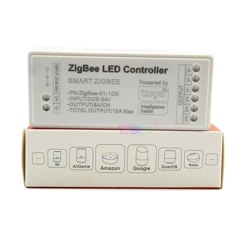 5V 12V 24V Zigbee RGB Benzi cu LED-uri Controler 1CH 2CH 3CH 4CH 5CH Inteligent Tuya Dimmer Pentru o Singură Culoare /TVC/ RGB /RGBW/RGB+CCT Lumina