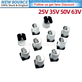 5pcs SMD Aluminiu 25V Condensator Electrolitic 35V 50V 63V 470uf 1000uf 2200uf 3300uf 4700uf