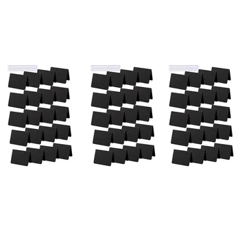 60 de Piese Mini Tabla Semne în Formă de Tablă Mese tip Bufet, Etichete din PVC poate fi ștearsă Tabla cu Cretă Albă Markeri