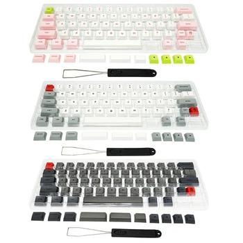 64 de Chei Keyset PBT Gros Tastă pentru GK64 Tastatură Mecanică de Gaming