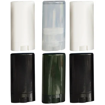 6pcs Balsam de Buze Containere DIY Deodorant Titularii de Gol Portabil Luciu de Buze Containere de Culoare Aleatorii