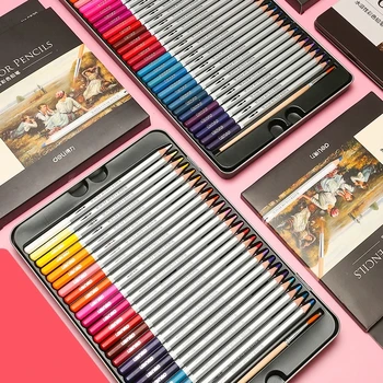 72 Culori De Acuarelă, Creion Set Artă Schiță Desen Pictura-Creioane Cadou De Școală, Rechizite De Desen Artă Tool Kit