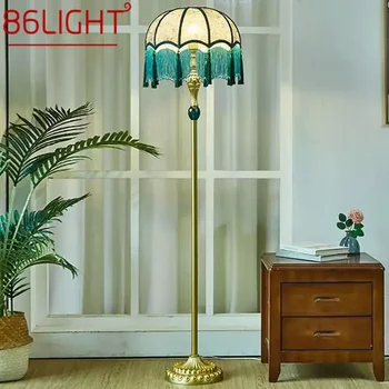 86LIGHT Europene Lampa de Podea American Retro franceză Ciucure Camera de zi Dormitor Villa Canapea Marginea Originalitate Mobilier Acasă