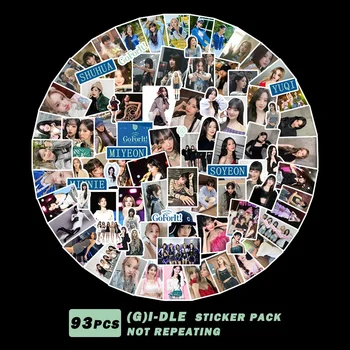 93pcs/set Kpop GIDLE Autocolant Album Foto 2024 Du-te pentru Ea Caracter Autocolante pentru DIY Notebook