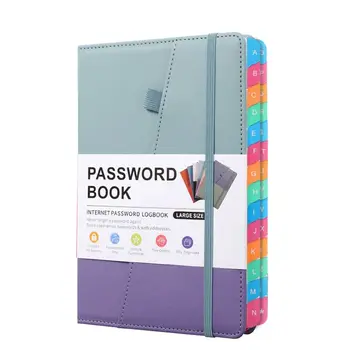 A5 Parola Carte cu Alfabetică File Password Keeper-Ul de Carte Adresa Internet Parola Jurnalul Parola Notebook