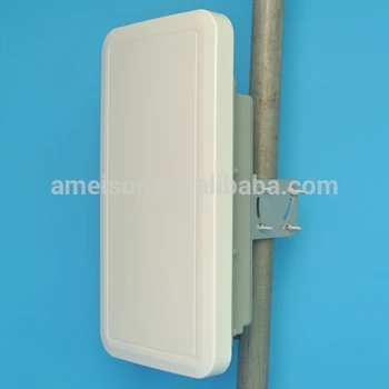 AMEISON Antena de 5 GHz 18 dBi WiFi Direcționale Montare pe Perete Plat Patch Panel MIMO Antena carcasă de exterior din aluminiu