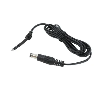 Adaptor de alimentare Cablul de alimentare DC Plug de sex Masculin 2pin DC Cablu de 5.5*2.1 mm Ieșire pentru cctv aparat de fotografiat încărcător de laptop 150cm reparații t1