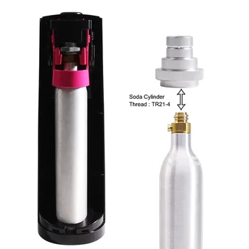 Adaptor rapid pentru CO2, Apă minerală Sparkler DUO, Rezervor Canistra de Conversie pentru Soda Stream Mașină de Suc de Argint
