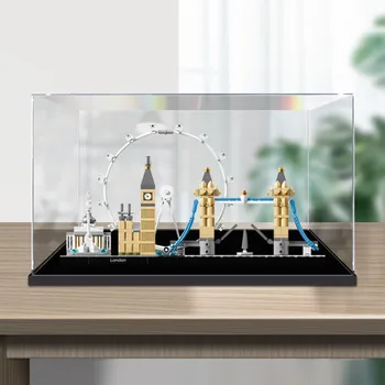Afișaj-acrilic Cutie Pentru 21034 London Skyline Praf Clară a Afișa Caseta de Vitrina Copil Cadou de Crăciun Nu Includ Modelul