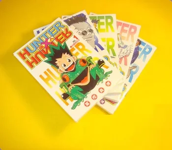 Aleatoare 1 Carte HUNTER X HUNTER Yoshihiro Togashi Manga Japonia Copilul de Tineret Aldult Carte de benzi Desenate Tradiționale Chineze Ediție