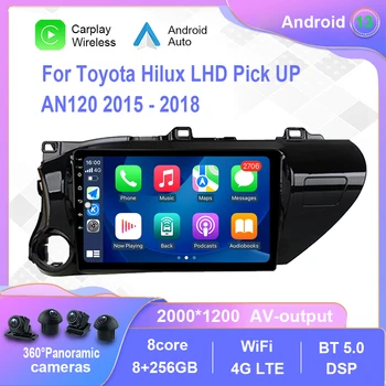 Android 12.0 Pentru Toyota Hilux LHD Ridica AN120 2015-2018 Radio Auto Multimedia Player Video de Navigare stereo Nu 2din 2 din dvd