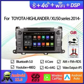 Android 12 GPS Auto Navigatie Multimedia DVD Player Pentru Toyota Sienna XL30 2013 - Auto Radio Stereo Cu BT WiFi DSP