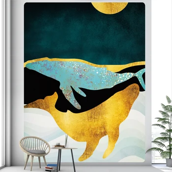 Animal artist abstract decor acasă tapiserie boem decor psihedelice scena agățat de perete dormitor de decorare perete