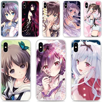 Anime Girl Cover Pentru LG Aripa Catifea K22 K50 K51 K52 K61 K62 K8 K9 K10 Q6 Q7 Stylo 4 5 6 G6 G7 G8 V40 V50 V60 ThinQ Caz de Telefon