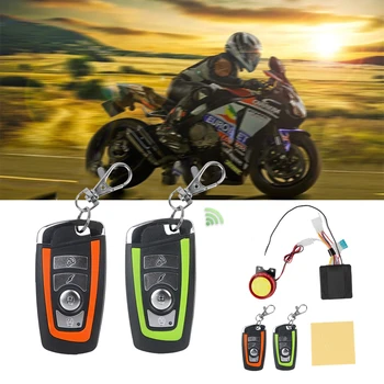 Anti-furt de Motociclete de Alarmă Anti-furt de Alarmă de Securitate de Sistem Universal 12V Două-mod control de la distanță cheie Cu pornirea Motorului