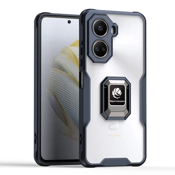 Armura Rezistenta La Socuri Solid Inel Magnet Cazul În Care Telefonul Pentru Huawei Nova 10 Se Nova 10 Pro Y61 Înapoi Caz Acoperire Pentru Onoarea 70 X9 X7
