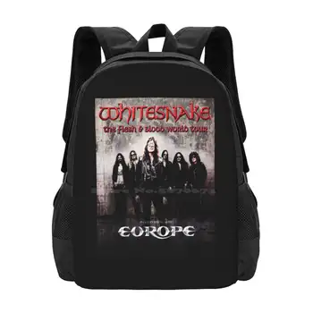 Art Whitesnake Trupa Americană De Muzică Rock, Cadoul Perfect Ghiozdane Pentru Fete Adolescente Laptop Genti De Voiaj Whitesnake Logo-Ul
