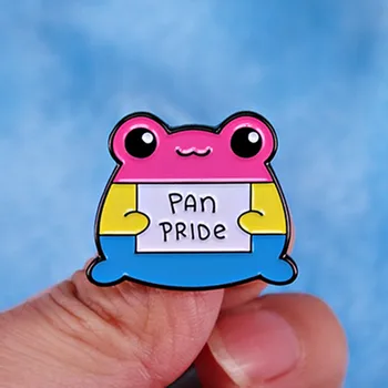 Asa Pavilion Pan Mândrie Broaște Email Pin Broșă LGBT Gay Unic Insigna Moda Bijuterii Accesorii
