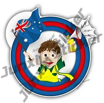 Australia Steag Fotbal Fan Autocolant Decal Australian De Desene Animate De Fotbal Design Decal Accesorii De Vinil Decal Autocolant Auto Accesorii