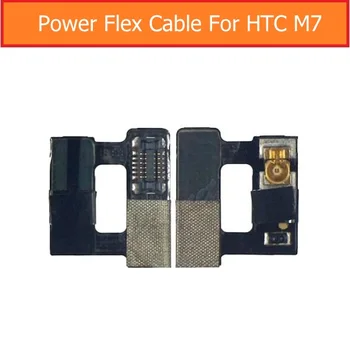 Autentic control on/off power flex cablu Pentru HTC M7 801e 801s 801c 801n 802w 802t 802d ecran de Blocare și de putere somn tastatura cablu flex