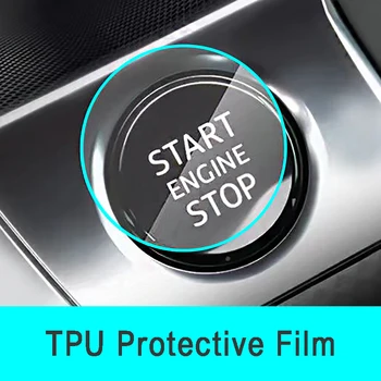 Auto Start-Stop Buton de Film de Protecție Autocolant pentru Audi A1 A3 8P A4 A5 A6 C7 A7 S3 S7 S8 R8 Q2 Q3 Q5 Q7 Q8 SQ5 TT RS3 RS6
