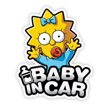 Autocolant auto Exterioare Accesorii Decal Copii Copil Băiat pe Bord Copilul În Mașina de Desene animate Amuzant pe caroserie Bara Spate Geam