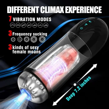 Automate de Masturbator pentru Barbati cu Penisul sex Oral Suge Vibratorul Mașină Vagin de Buzunar Pizde Masturbari Cupa Adult Jucarii Sexuale pentru Bărbat