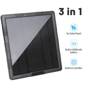BL6A Panou Solar Kit 6V 12V Incarcator Solar 6000mAh Dispozitive de Joasă Tensiune Cu curent continuu/USB de Tip C de Port Rapid Solar Power Bank Pentru Ferma