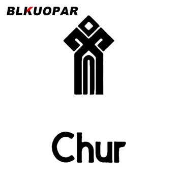 BLKUOPAR Mitologia Slavă Chur Logo-ul Autocolante Auto Dumnezeu Semn Decal de protecție Solară Muri Taie Bara de Parbriz, Accesorii Auto