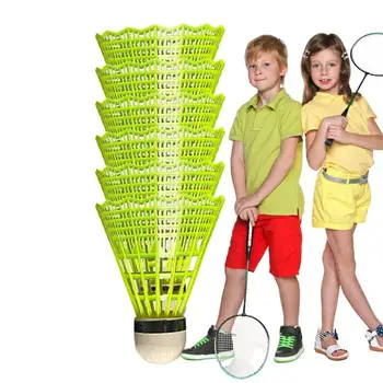 Badminton plastic minge butoi de culoare minge nylon durabil minge moale elastic anti-hit practice sală de sport teren de joacă pentru minge badminton