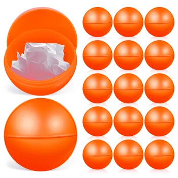 Bile De Loterie Tombola Bingo Plastic Gol Activitatea Partidului Poate Deschide Mingea Recuzită Consumabile Portocaliu