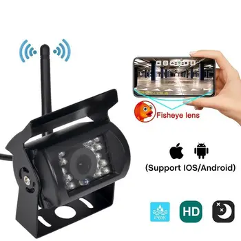 Bileeko WiFi Camion Masina RV Trailer retrovizoare Camera de Backup Wireless, CCTV Pentru iOS Android