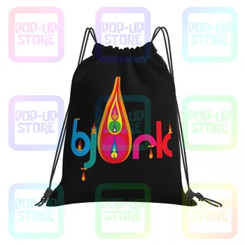 Bjork Logo Lumina Lumânărilor Saci De Cordon Geanta Rucsac De Călătorie De Cumpărături Pungă De Echitatie Rucsac
