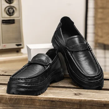 Brand de lux Barbati din Piele Pantofi Moale cu Talpi de Pantofi Oxford Bărbați Dantela-Up Mocasini Clasic, Versatil Business Casual Pantofi