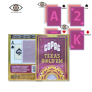 Brazilia Infraroșu Marcat Carduri pentru Lentile UV Magic Plastic Punte Copag Texas Anti-fraudă Poker