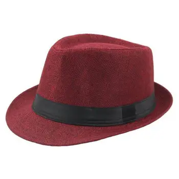 Bărbați Femei Jazz Pălăria în aer liber Margine Largă Panglica Decor Unisex Casual Pălărie de Cowboy este un mod 가을옷