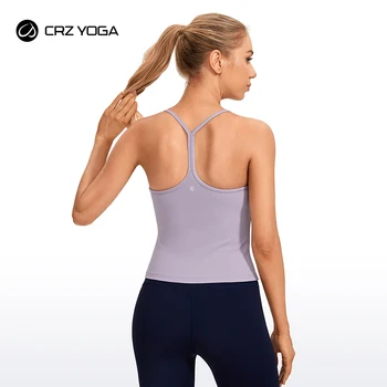 CRZ YOGA pentru Femei Butterluxe Antrenament Topuri Rezervor Racerback Tank Yoga Top fără Mâneci Bretele Sportive Sport Shirt