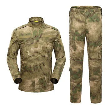 Camuflaj Uniforma Tactică Militară Armata BDU Costum de Luptă Uniforme Barbati Tricou Set de Pantaloni în aer liber Paintball Airsoft Drumeții Haine de Vânătoare