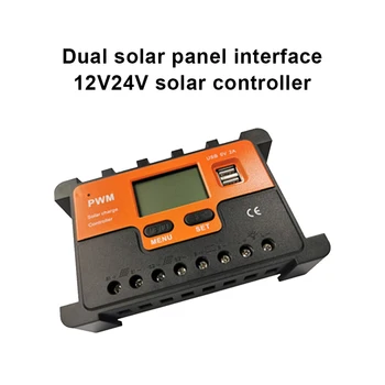 Controler de Încărcare solară 24V Egalizator Reglementare Display LCD Director