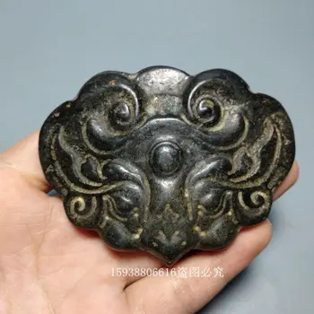 Cultura Hongshan Jad Colecție De Antichități Jad Diverse Fier Negru Meteorit Cap De Leu Capul Fiarei Jad Element Vechi, Cupru Vechi