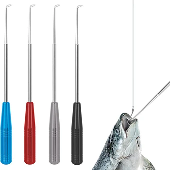 Cârlig De Pescuit Remover Din Oțel Inoxidabil Cu Anti-A Pierdut Inelul Extractor Mâner Anti-Alunecare Pește Instrumente De Ștergere De Pește Instrument Detacher