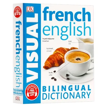 DK franceză Bilingv engleză Dicționar Vizual Bilingv Contrastiv Grafice Dicționar de Carte