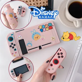 Disney Pooh Winnie Caz rezistent la Socuri pentru a Comuta OLED Caz de Protecție Comutator NS Handheld Consola de jocuri Bucurie-Cons Separabile Shell