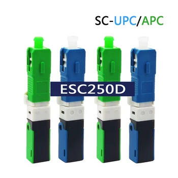 ESC250D FTTH SC UPC Optice fibra de conectare rapidă SC FTTH Fibra Optica Rapid Conector Încorporat ESC250P