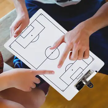 Față-Verso de Fotbal Clipboard cu Pix Șterge de Strategie de Bord Portabil Antrenori de Fotbal Clipboard pentru Consolidare Concurs