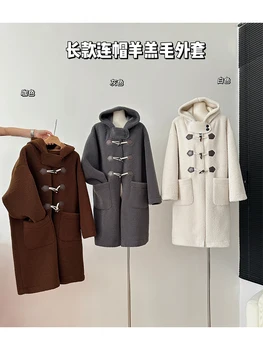 Femeii Lână de Miel Îngroșat Sacou Casual, de Epocă Îmbrăcăminte exterioară Cald Supradimensionat Haine de sex Feminin de Caise Jachete coreean Teddy Straturi 2023