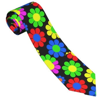 Floare Daisy Primăvară Cravate Unisex Poliester 8 cm Gât Cravată pentru Bărbați Mătase Înguste Costume Accesorii Cadou