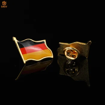 Germania Mândru De Țara Insigna Steag Fluturând Brosa Rever Fluture Catarama De Metal De Colecție Pin