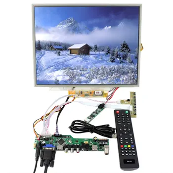 HD MI VGA AV USB RF LCD de pe Placa de control 4 fire Rezistive Panou Tactil 15 inch 1024x768 Ecran LCD 30pins Conector LVDS